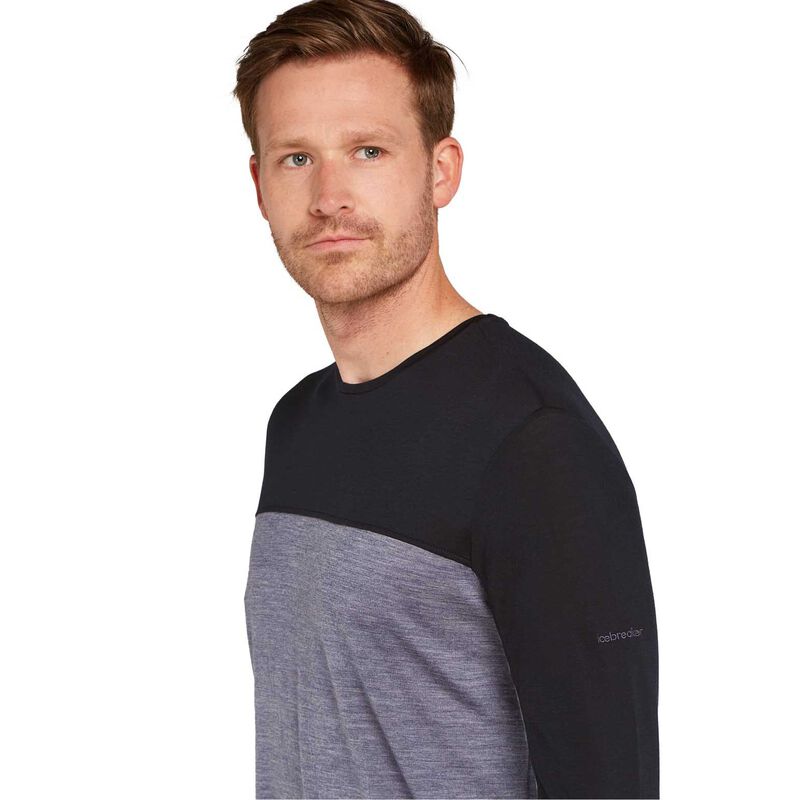 Icebreaker M Merino Blend 125 Cool-Lite Sphere LS Tee Colour Block image number 2